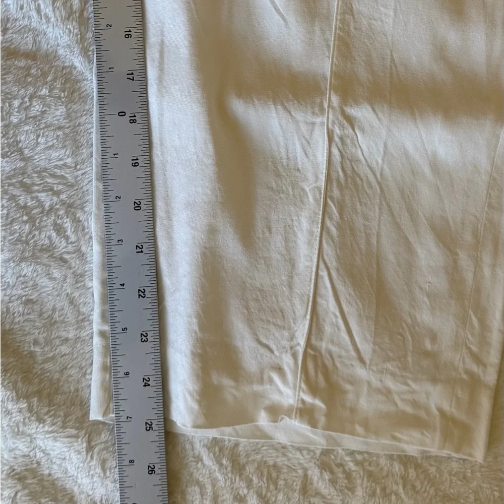 Vince Women's linen blend Pull-On Pants - Picture 11 of 11